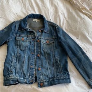 Madewell Distressed Denim Jacket